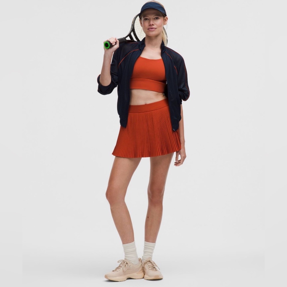 NWT Lululemon Varsity High Rise Pleated Tennis Skirt